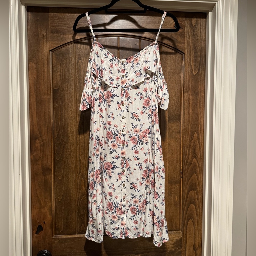 American Eagle off the Shoulder floral dress